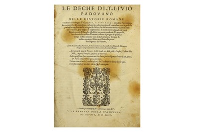 Lot 62 - Livius (Titus) Le Deche di T. Livio padovano...