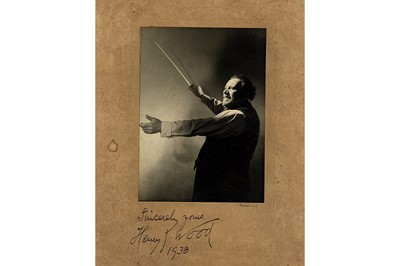 Lot 244 - Wood (Henry J.) Black and white, three quarter...