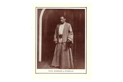 Lot 149 - Robeson (Paul) Vintage souvenir programme for...