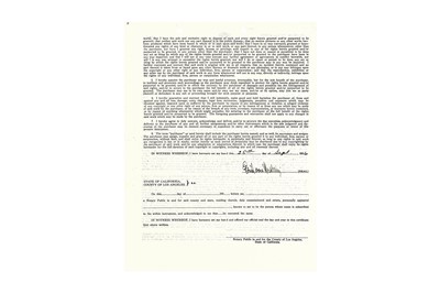 Lot 164 - Von Stroheim (Erich) Single page contract on...