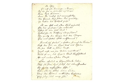 Lot 194 - Voss (Johann Heinrich) Autograph manuscript...