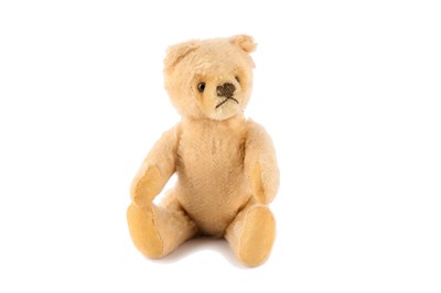 Lot 198 - A 1950s German Steiff golden mohair Teddy bear,...