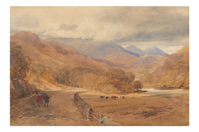 Lot 58 - DAVID COX SNR. OWS (BRITISH 1783-1859) Figures...