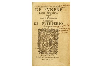 Lot 65 - Meursius (Johannes) ...