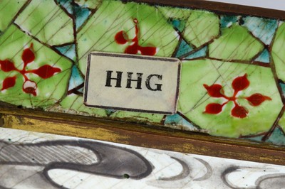 Lot 394 - A CHINESE FAMILLE ROSE CANTON ENAMEL ‘EUROPEAN...