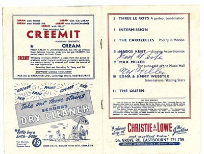 Lot 137 - Miller (Max)  & Donald Peers Souvenir...
