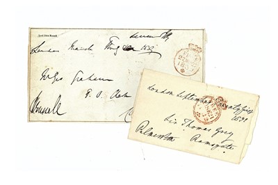 Lot 251 - British Prime Ministers Off-white envelope...
