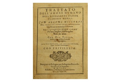 Lot 68 - Nobili (Flaminio)  Trattato dell’Amore humano,...