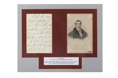 Lot 309 - Wellington (Arthur Wellesley, Duke of)...
