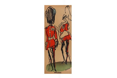 Lot 29 - Topolski (Feliks) Guardsmen, colour lithograph,...