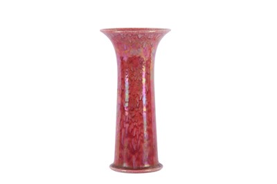 Lot 18 - Ruskin Pottery - A trumpet vase of tapering...