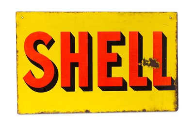 Lot 187 - A Shell Motor Spirit and Motor Oils double...