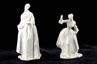 Lot 67 - A Nymphenburg blanc de chine porcelain figure '...