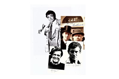 Lot 151 - Screen Detectives.- Autographs of actors...