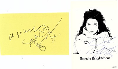 Lot 134 - Lloyd Webber (Andrew) & Sarah Brightman Slip...