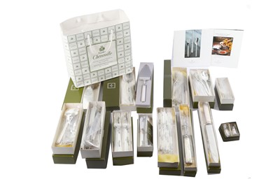 Lot 79 - A set of Christofle silver plated flatware,...