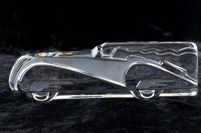 Lot 224 - A Daum Crystal France small glass model of a...