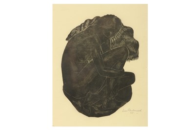 Lot 102 - LEON UNDERWOOD (1890-1975) Crouching Venus...