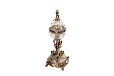 Lot 68 - THE EXCEPTIONAL EGG BY HERMANN BOEHM A LATE...