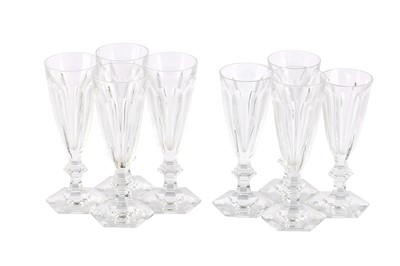 Lot 56 - A set of eight Baccarat Harcourt 1841...