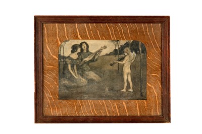 Lot 250 - ETHEL KATE BURGESS Classical scene Signed...