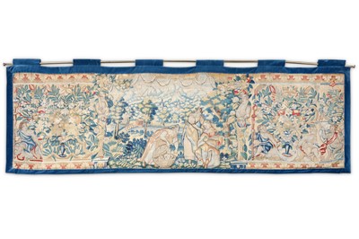 Lot 2 - A 17TH CENTURY FLEMISH VERDURE TAPESTRY...