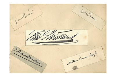 Lot 36 - Autograph Album.- Authors & Actors Autograph...