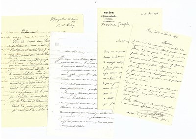Lot 343 - French Botanists.- A collection of 9 signed...