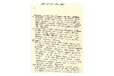 Lot 347 - Marsili (Giovanni) Autograph letter signed...