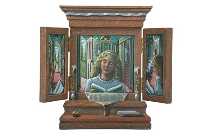 Lot 109 - P.J. CROOK (B.1945) Triptych signed P.J.Crook'...