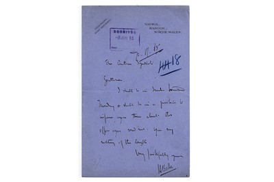 Lot 170 - Belloc (Hilaire) & Others Authograph letter...