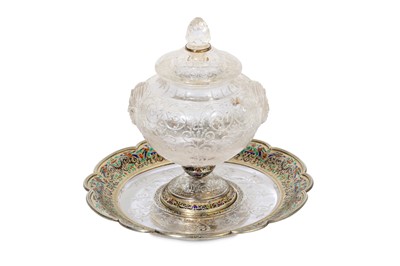 Lot 6A - A RARE LATE 19TH CENTURY VIENNESE ROCK CRYSTAL,...
