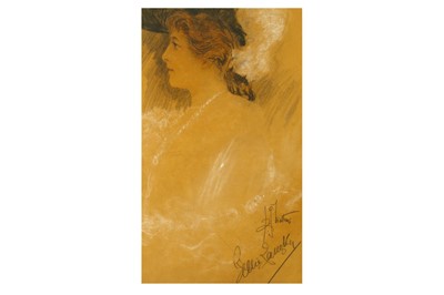 Lot 22 - Mathews (Richard) & Lillie Langtry Portrait of...