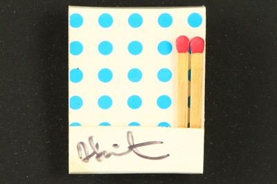 Lot 15 - Hirst (Damien) Signed 'Spot' matchbox, framed...