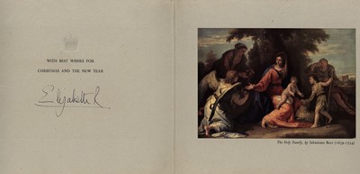 Lot 325 - Elizabeth II, Queen Royal Christmas Card...