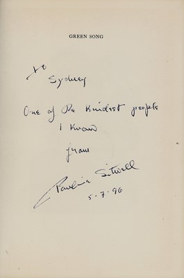 Lot 189 - Sitwell (Pauline) Green Song. Poems and Wood...