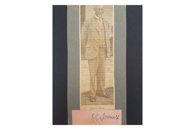 Lot 302 - South Africa.- Clipped signature of Jan Smuts...