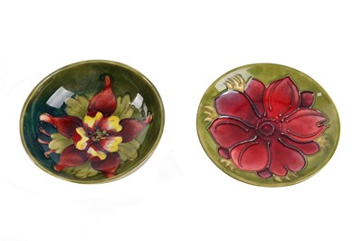 Lot 29a - A Moorcroft pin dish, painted with a...