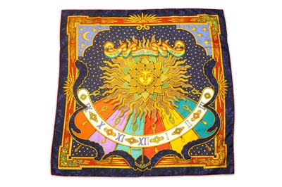 Lot 311 - Hermes 'Carpe Diem' Silk Scarf, designed by...