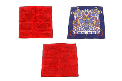 Lot 383 - Three Hermes Silk Squares, to include 'La...