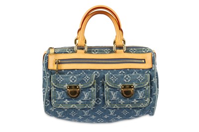 Lot 323 - Louis Vuitton Blue Denim Neo Speedy, c. 2005,...
