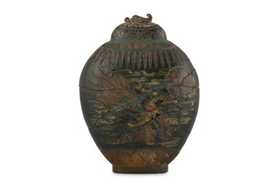 Lot 75 - A CHINESE ‘IMMORTALS JAR’ INK CAKE BY WANG JINSHENG.