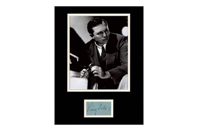 Lot 163 - Vidor (King) & Hal B. Wallis Ink signatures of...