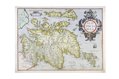 Lot 204 - Ortelius (Abraham) Scotiae Tabula, oriented...