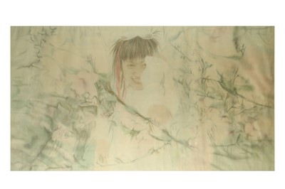 Lot 87 - XU HUALING (1975 –). Aroma 1. ink on silk,...