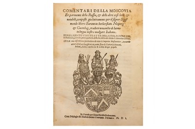 Lot 113 - [Herberstein, Sigmund von] Comentari della...