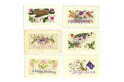 Lot 267 - First World War Silk Postcards.- A collection...