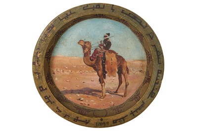 Lot 10 - SUB SAHARAN PAINTED WOODEN BOWL, C.1899...