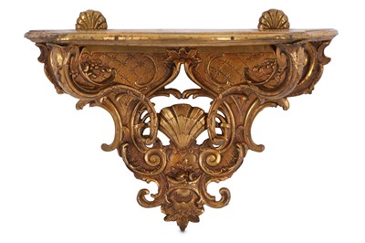 Lot 252 - A 19th Century Rococo ormolu wall bracket, the...