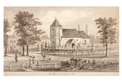 Lot 50 - ENGLISH SCHOOL (EARLY 19TH CENTURY) St Pancras...